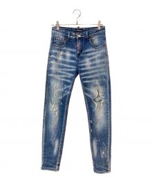 DSQUARED2（ディースクエアード）の古着「ダメージ加工デニムパンツ」｜インディゴ
