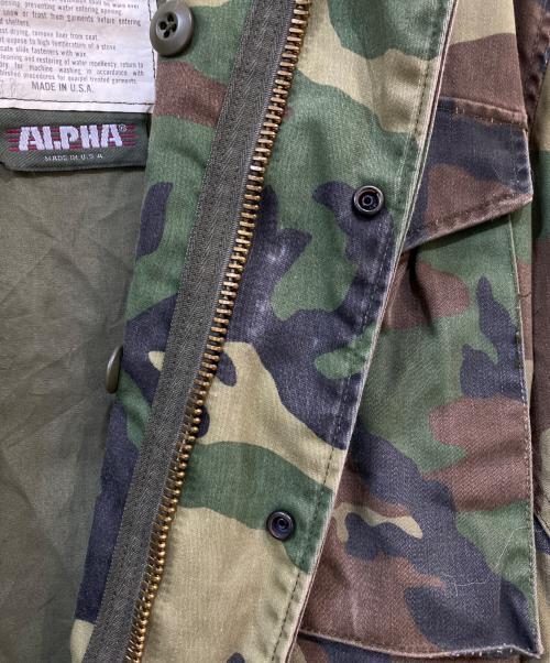 ALPHA（アルファ）ALPHA (アルファ) M65 field jacket オリーブ サイズ:Lの古着・服飾アイテム