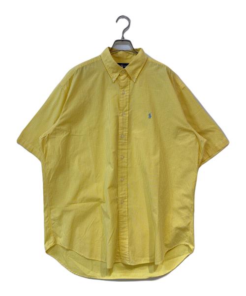 RALPH LAUREN（ラルフローレン）RALPH LAUREN (ラルフローレン) BLAKE ポニー刺繍シャツ イエロー サイズ:Lの古着・服飾アイテム