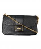COACHコーチ）の古着「ミニ グレース クロスボディ 2WAYバッグ」｜ブラック