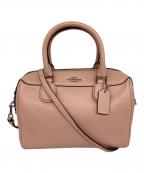 COACHコーチ）の古着「ミニベネットサッチェル 2WAYショルダーバッグ」｜ピンク