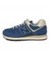 NEW BALANCE (ニューバランス) ローカットスニーカー ブルー サイズ:25 未使用品：6000円