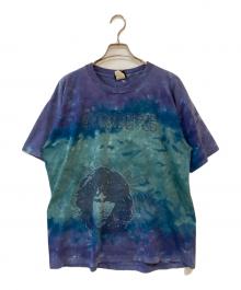 LIQUID BLUE（リキッドブルー）の古着「タイダイ オーバープリント Tシャツ」｜ブルー