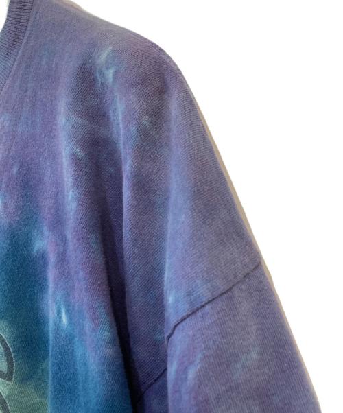 LIQUID BLUE（リキッドブルー）LIQUID BLUE (リキッドブルー) タイダイ オーバープリント Tシャツ ブルー サイズ:Ｌの古着・服飾アイテム
