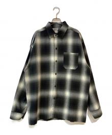CalTop（キャルトップ）の古着「オンブレチェックシャツ」｜グレー