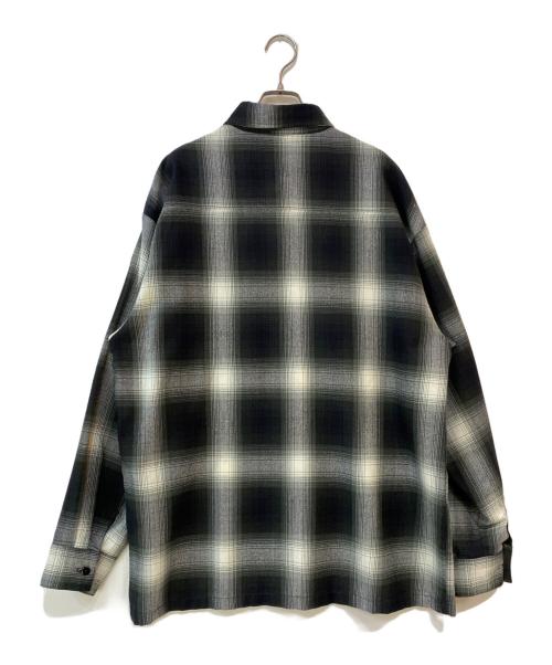CalTop（キャルトップ）CalTop (キャルトップ) オンブレチェックシャツ グレー サイズ:不明の古着・服飾アイテム
