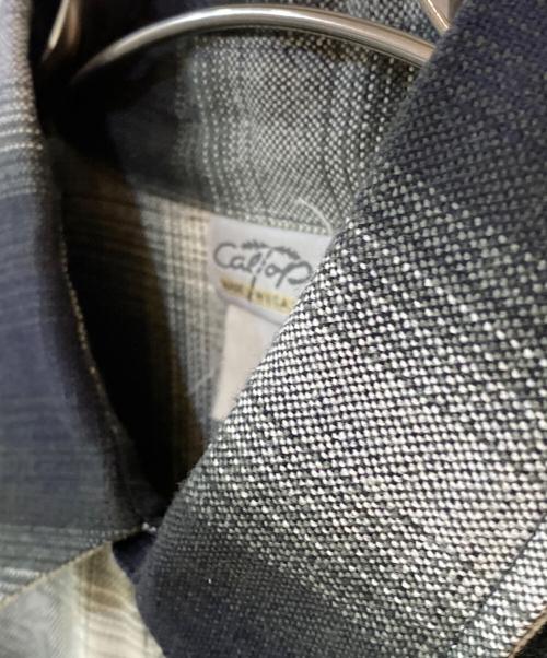 CalTop（キャルトップ）CalTop (キャルトップ) オンブレチェックシャツ グレー サイズ:不明の古着・服飾アイテム