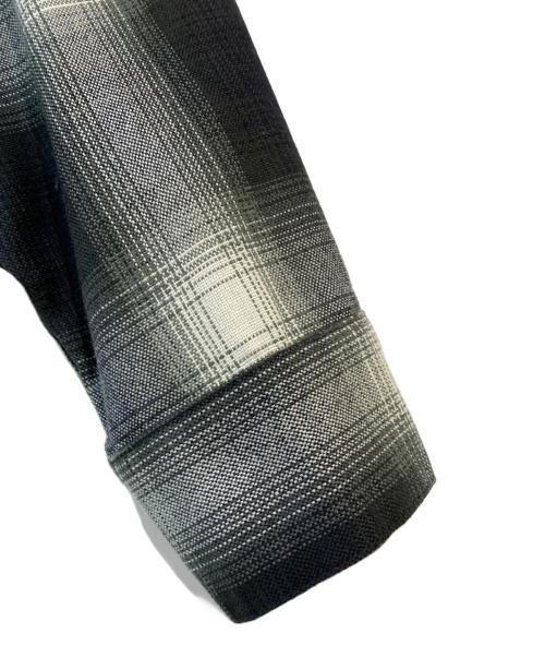 CalTop（キャルトップ）CalTop (キャルトップ) オンブレチェックシャツ グレー サイズ:不明の古着・服飾アイテム