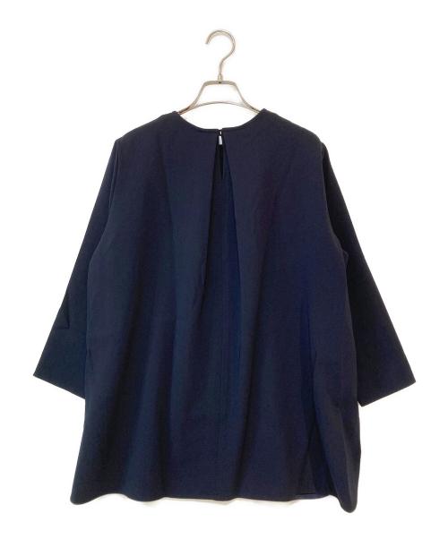 SOEJU（ソージュ）SOEJU (ソージュ) Aラインチュニックブラウス ネイビー サイズ:Ｍの古着・服飾アイテム