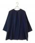 SOEJU (ソージュ) Aラインチュニックブラウス ネイビー サイズ:Ｍ：6000円