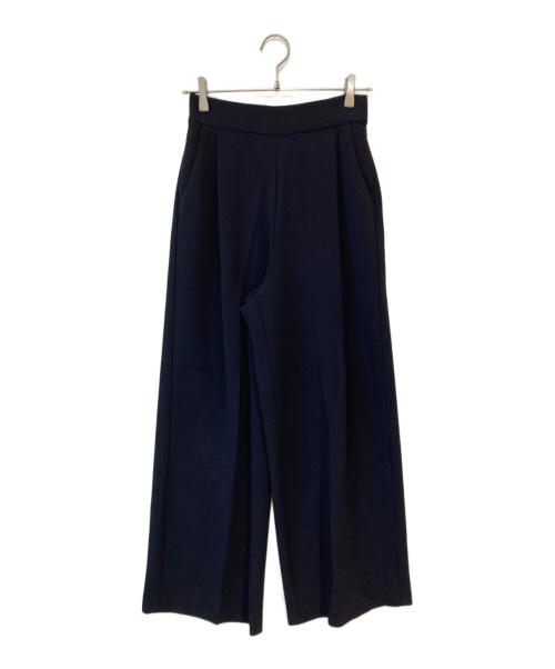 SOEJU（ソージュ）SOEJU (ソージュ) タックワイドパンツ ネイビー サイズ:Ｍの古着・服飾アイテム