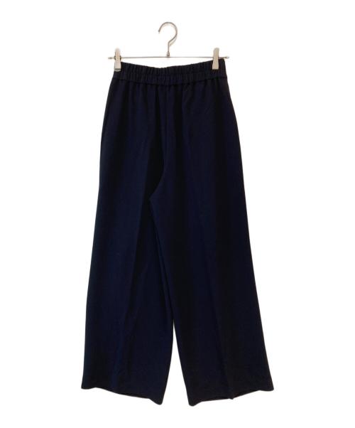 SOEJU（ソージュ）SOEJU (ソージュ) タックワイドパンツ ネイビー サイズ:Ｍの古着・服飾アイテム