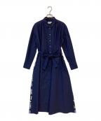 S.ESSENTIALSエス エッセンシャルズ）の古着「切替シャツワンピース」｜ネイビー