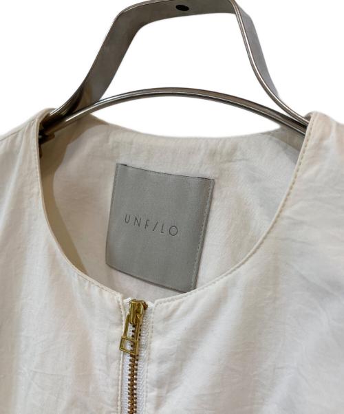 UNFILO（アンフィーロ）UNFILO (アンフィーロ) My Everyday ブルゾン ホワイト サイズ:Ｍの古着・服飾アイテム
