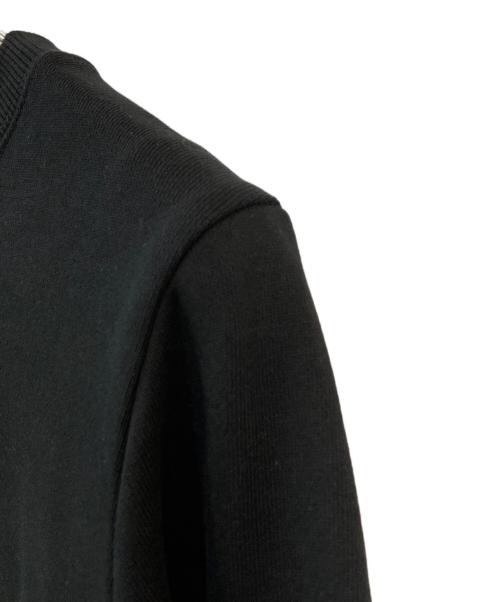 LACOSTE（ラコステ）LACOSTE (ラコステ) ブランドネームロゴステッチクルーネックスウェット ブラック サイズ:36の古着・服飾アイテム