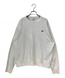 LACOSTE（ラコステ）の古着「EXTRA SOFT FRENCH TERRY スウェット」｜ホワイト