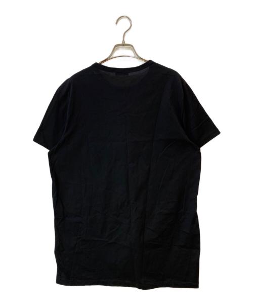 MONCLER（モンクレール）MONCLER (モンクレール) MAGLIA T-SHIRT ロゴワッペン付 クルーネック半袖Tシャツ ブラック サイズ:XLの古着・服飾アイテム