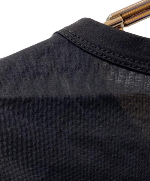 MONCLER（モンクレール）MONCLER (モンクレール) MAGLIA T-SHIRT ロゴワッペン付 クルーネック半袖Tシャツ ブラック サイズ:XLの古着・服飾アイテム