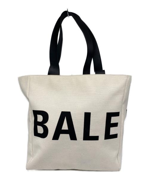 BALENCIAGA（バレンシアガ）BALENCIAGA (バレンシアガ) キャンバス ロゴ トートバッグ ナチュラルの古着・服飾アイテム