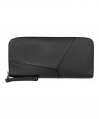 LOEWEロエベ）の古着「PUZZLE EDGE ZIPPED WALLET」｜ブラック