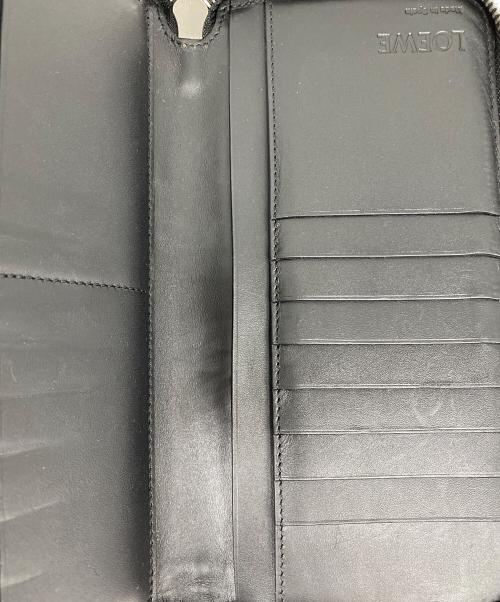 LOEWE（ロエベ）LOEWE (ロエベ) PUZZLE EDGE ZIPPED WALLET ブラックの古着・服飾アイテム
