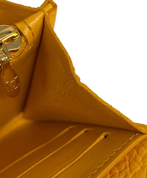LOUIS VUITTON（ルイ ヴィトン）LOUIS VUITTON (ルイ ヴィトン) トリヨンレザー/パイソン ポルトフォイユ・カプシーヌ 長財布 ジョーヌの古着・服飾アイテム