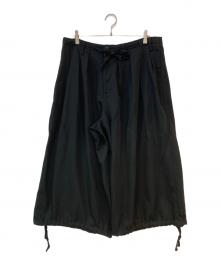 GROUND Y（グラウンドワイ）の古着「15SS T/W Gabardine Balloon Pants」｜ブラック