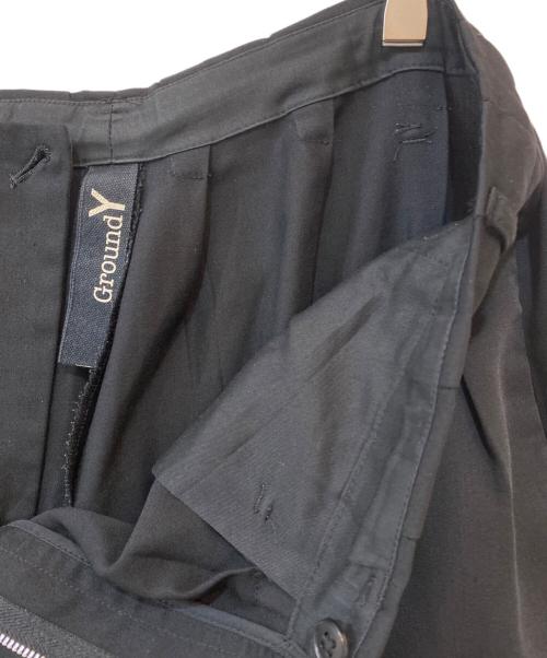 GROUND Y（グラウンドワイ）GROUND Y (グラウンドワイ) 15SS T/W Gabardine Balloon Pants ブラック サイズ:2の古着・服飾アイテム