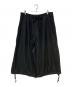 GROUND Y（グラウンドワイ）の古着「15SS T/W Gabardine Balloon Pants」｜ブラック