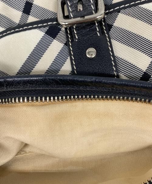 BURBERRY BLUE LABEL（バーバリー ブルー レーベル）BURBERRY BLUE LABEL (バーバリー ブルー レーベル) ノヴァチェックショルダーバッグ ブラックの古着・服飾アイテム