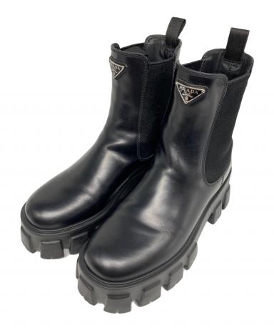 中古・古着通販】PRADA (プラダ) モノリス ブラッシュドレザー