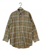 Burberry'sバーバリーズ）の古着「シャドーホース ノヴァチェックシャツ」｜ベージュ