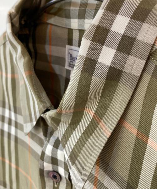 Burberry's（バーバリーズ）Burberry's (バーバリーズ) シャドーホース ノヴァチェックシャツ ベージュ サイズ:Lの古着・服飾アイテム