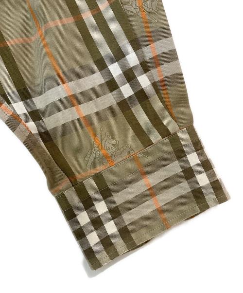 Burberry's（バーバリーズ）Burberry's (バーバリーズ) シャドーホース ノヴァチェックシャツ ベージュ サイズ:Lの古着・服飾アイテム