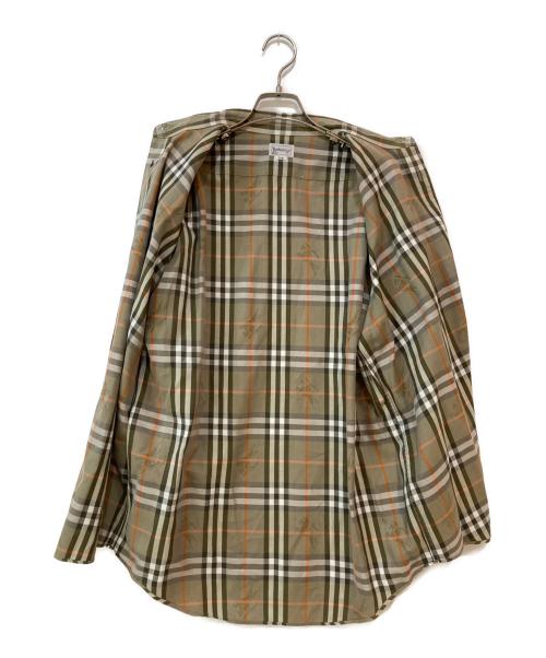 Burberry's（バーバリーズ）Burberry's (バーバリーズ) シャドーホース ノヴァチェックシャツ ベージュ サイズ:Lの古着・服飾アイテム