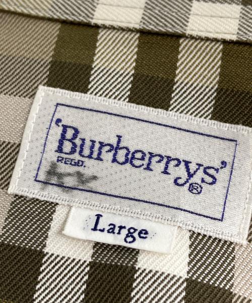 Burberry's（バーバリーズ）Burberry's (バーバリーズ) シャドーホース ノヴァチェックシャツ ベージュ サイズ:Lの古着・服飾アイテム
