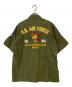 AVIREX (アヴィレックス) 66th WEAPONS SQUADRON 半袖シャツ カーキ サイズ:L：5000円