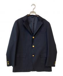 BROOKS BROTHERS（ブルックスブラザーズ）の古着「ウールツイル 段返り3釦ブレザー ソフトリージェント」｜ネイビー