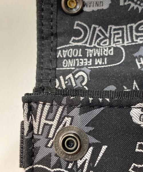 PORTER（ポーター）PORTER (ポーター) Hysteric Glamour (ヒステリックグラマー) 90th Anniversary Project 005 WALLET ブラックの古着・服飾アイテム