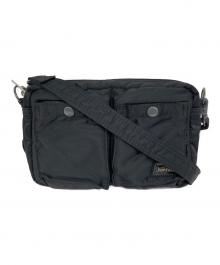 PORTER（ポーター）の古着「TANKER SHOULDER BAG」｜ブラック
