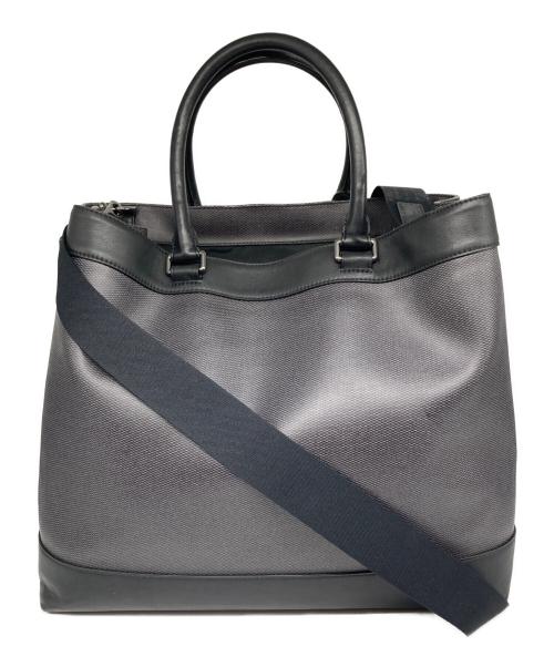 COACH（コーチ）COACH (コーチ) ヘリテージ レザーホールドオール 2WAYトートバッグ ブラックの古着・服飾アイテム