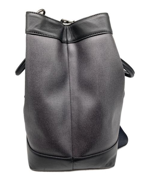 COACH（コーチ）COACH (コーチ) ヘリテージ レザーホールドオール 2WAYトートバッグ ブラックの古着・服飾アイテム