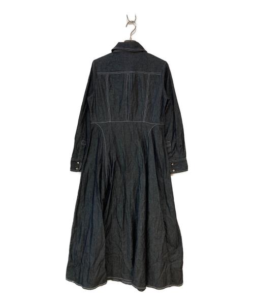 Diagram（ダイアグラム）Diagram (ダイアグラム) 26SS シャツフレアワンピース ブラック サイズ:36の古着・服飾アイテム