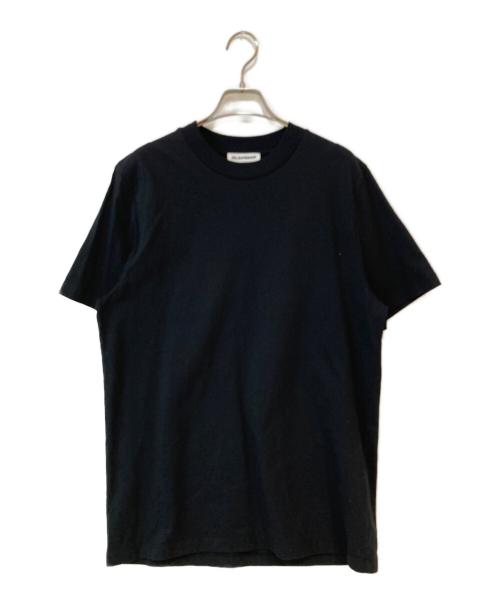 JIL SANDER（ジルサンダー）JIL SANDER (ジルサンダー) コットン クルーネックTシャツ ブラック サイズ:Ｓの古着・服飾アイテム