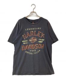 HARLEY-DAVIDSON（ハーレーダビッドソン）の古着「00’s 両面プリントTシャツ」｜グレー