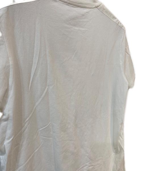 PRADA（プラダ）PRADA (プラダ) ラバーロゴナイロン切替 ポケットTシャツ ホワイト サイズ:Mの古着・服飾アイテム