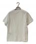 PRADA (プラダ) ラバーロゴナイロン切替 ポケットTシャツ ホワイト サイズ:M：15000円