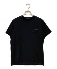 PRADA（プラダ）の古着「Cotton Jersey Tee」｜ブラック