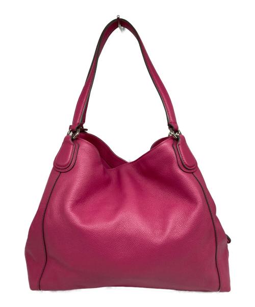 COACH（コーチ）COACH (コーチ) EDIE SHOULDER BAG ピンクの古着・服飾アイテム