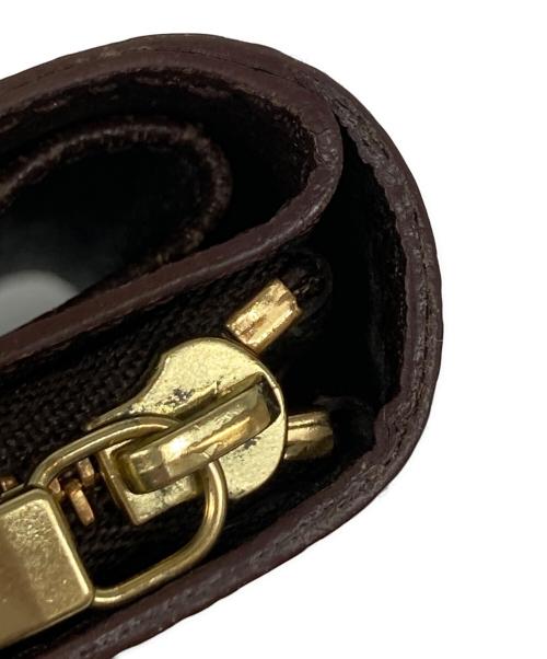LOUIS VUITTON（ルイ ヴィトン）LOUIS VUITTON (ルイ ヴィトン) コンパクト・ジップ 2つ折り財布 ブラウンの古着・服飾アイテム